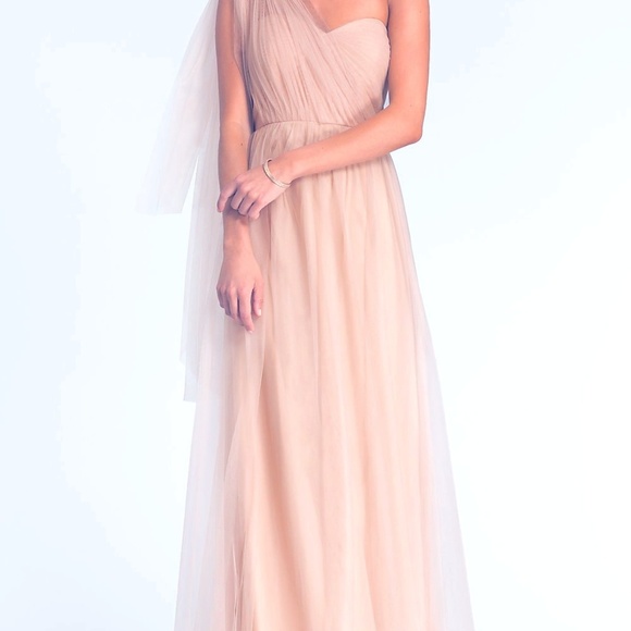 Jenny Yoo: Anabelle Tulle Blush Gown (size 10) - Picture 1 of 7